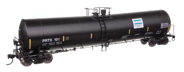 WalthersMainline HO Trinity 25,000-Gallon Tank Car - Ready to Run -- Chicago Ashphalt PRTX #101