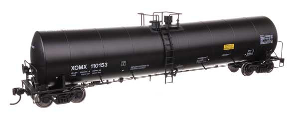 WalthersMainline HO Trinity 25,000-Gallon Tank Car - Ready to Run -- XOMX #110153