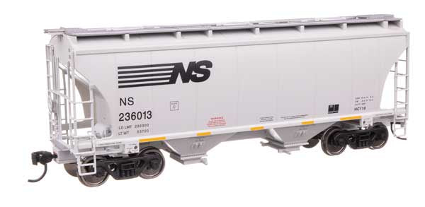WalthersMainline HO 39' Trinity 3281 2-Bay Covered Hopper - Ready-to-Run -- Norfolk Southern (NS) #236013
