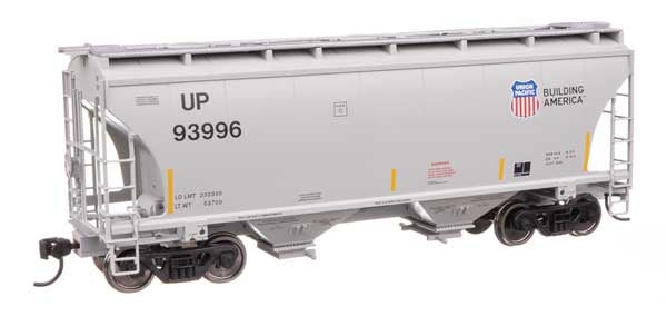WalthersMainline HO 39' Trinity 3281 2-Bay Covered Hopper - Ready-to-Run -- Union Pacific (UP) #93996