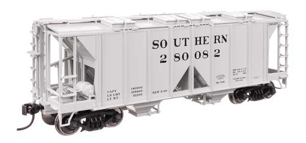 WalthersMainline HO ACF 1958 Cu Ft Covered Hopper - Ready to Run -- Southern Railway (SOU) #280082