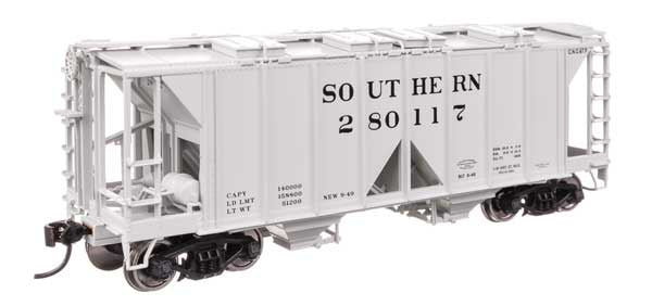 WalthersMainline HO ACF 1958 Cu Ft Covered Hopper - Ready to Run -- Southern Railway (SOU) #280117