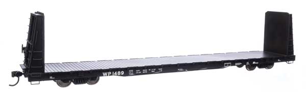 Walthers Mainline HO 68' Bulkhead Flatcar - Ready to Run -- Western Pacific(TM) #1489