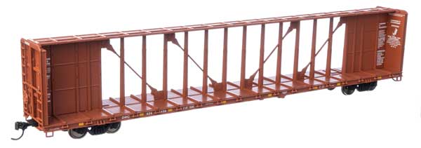 Walthers Mainline 72' Centerbeam Flatcar w/Standard Beam - Ready to Run -- Duluth, Winnipeg & Pacific #626626 - 910-50705