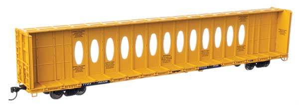 Walthers Mainline 72' Centerbeam Flatcar w/Opera Windows - Ready to Run -- Trailer Train TTZX #86338 - 910-50727