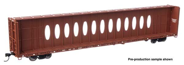 WalthersMainline 72' Centerbeam Flatcar w/Opera Windows - Ready to Run -- BNSF #559083