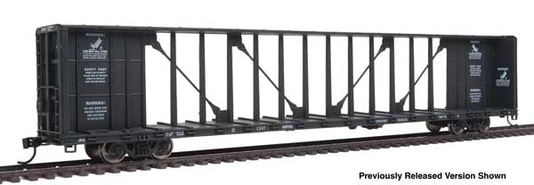 WalthersMainline 72' Centerbeam Flatcar w/Standard Beam - Ready to Run -- CSX #600957