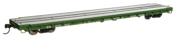 WalthersMainline 60' Pullman-Standard Flatcar - Ready to Run -- Burlington Northern #630803 - 910-5387