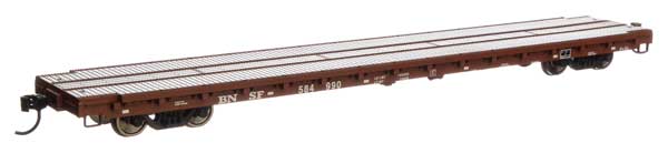 WalthersMainline 60' Pullman-Standard Flatcar - Ready to Run -- BNSF #584990 - 910-5394