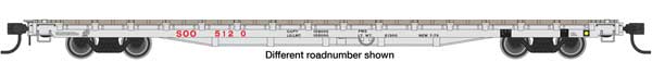 WalthersMainline 60' Pullman-Standard Flatcar - Ready to Run -- Soo Line #5130 - 910-5410