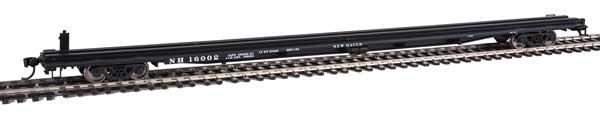 Walthers Mainline 85' General American G85 Flatcar - Ready to Run -- New Haven #16002 - 910-5483