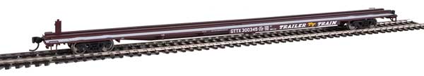 Walthers Mainline 85' General American G85 Flatcar - Ready to Run -- GTTX #300345 - 910-5500