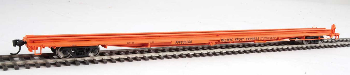 Walthers Mainline HO 85' General American G85 Flatcar - Ready to Run -- Pacific Fruit Express #835268 - 910-5525