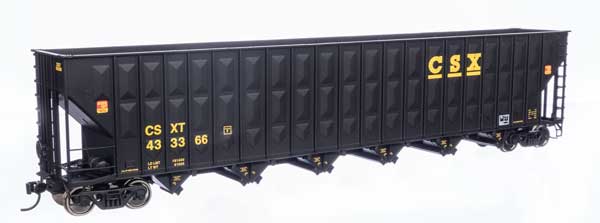 WalthersMainline HO Greenville 7,000 Cubic Foot Wood Chip Hopper - Ready to Run -- CSX #433366