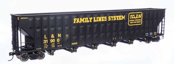 WalthersMainline HO Greenville 7,000 Cubic Foot Wood Chip Hopper - Ready to Run -- Louisville & Nashville #31900