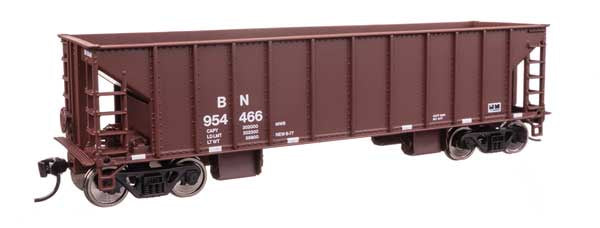 WalthersMainline HO 41' Ballast Hopper  - Ready to Run -- Burlington Northern #954466