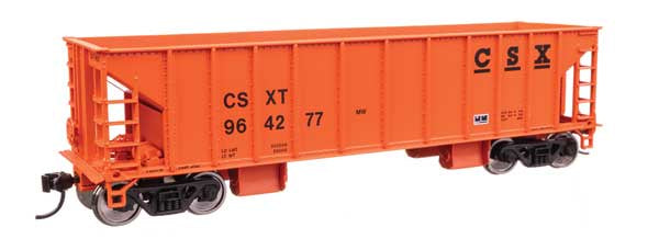 WalthersMainline HO 41' Ballast Hopper  - Ready to Run -- CSX #964277