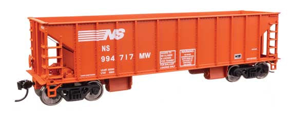 WalthersMainline HO 41' Ballast Hopper  - Ready to Run -- Norfolk Southern #994717