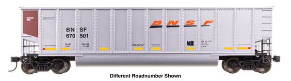 WalthersMainline HO 50' Bethgon Coalporter Gondola  - Ready to Run -- BNSF #670687