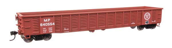 WalthersMainline HO 53' Corrugated-Side Gondola - Ready To Run -- Missouri Pacific #640554