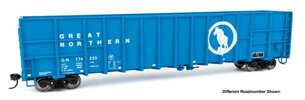 WalthersMainline HO 61' Wood Chip Gondola - Ready To Run -- Great Northern #174291
