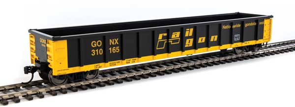 Walthers Mainline 53' Railgon Gondola - Ready To Run -- Railgon #310165 - 910-6301