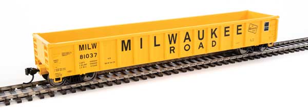 Walthers Mainline 53' Railgon Gondola - Ready To Run -- Milwaukee Road #81037 - 910-6310