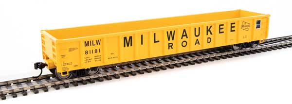 Walthers Mainline 53' Railgon Gondola - Ready To Run -- Milwaukee Road #81181 - 910-6312