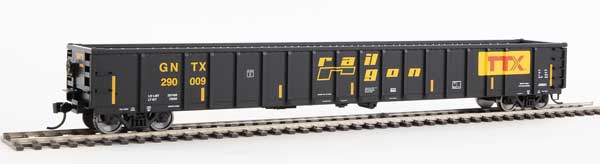 Walthers Mainline 68' Railgon Gondola - Ready To Run -- Railgon GNTX #290009 - 910-6417
