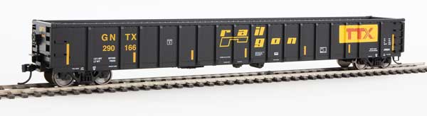 Walthers Mainline 68' Railgon Gondola - Ready To Run -- Railgon GNTX #290166 - 910-6423