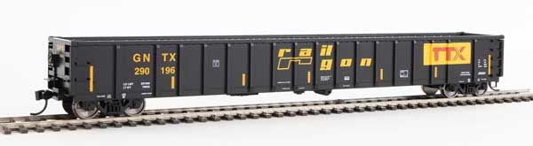 Walthers Mainline 68' Railgon Gondola - Ready To Run -- Railgon GNTX #290196 - 910-6424