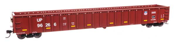 WalthersMainline HO 68' Railgon Gondola - Ready To Run -- Union Pacific(R) (UP)#96266