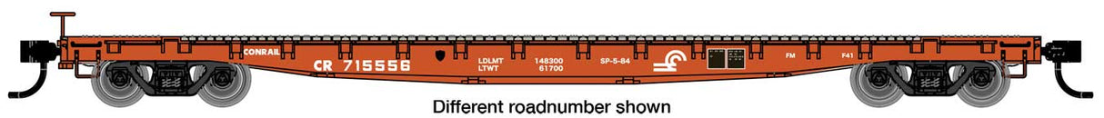 Walthers Mainline 53'  GSC Flatcar - Ready to Run -- Conrail #715691