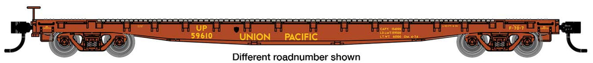 Walthers Mainline 53'  GSC Flatcar - Ready to Run -- Union Pacific(TM) #59620