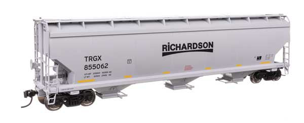 WalthersMainline HO 60' NSC 5150 3-Bay Covered Hopper - Ready to Run -- Richardson TRGX #855062