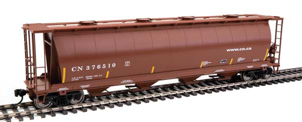 Walthers Mainline 59' Cylindrical Hopper - Ready to Run -- Canadian National #376510 - 910-7836