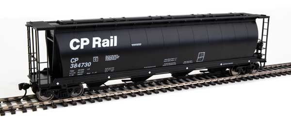 Walthers Mainline 59' Cylindrical Hopper - Ready to Run -- Canadian Pacific #384730 - 910-7843