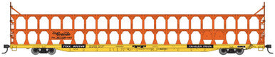 Walthers Mainline HO 89' Flatcar w/Tri-Level Open Auto Rack - Ready to Run -- Denver & Rio Grande Western(TM) Rack Trailer-Train Flatcar TTKX #802548