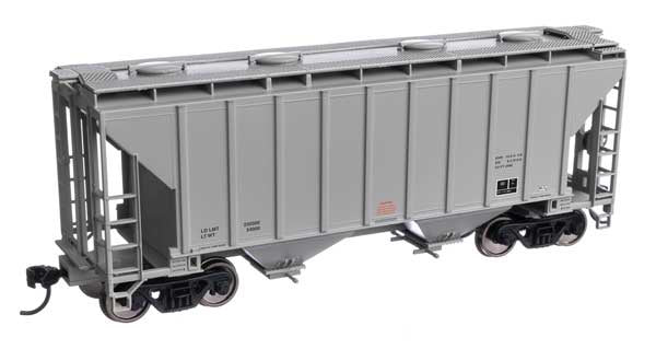 WalthersMainline 37' 2980 Cubic-Foot 2-Bay Covered Hopper - Ready to Run -- Data only