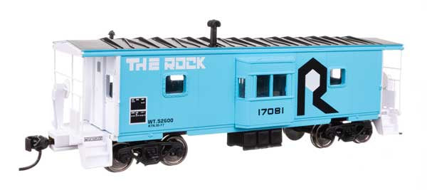 WalthersMainline HO International  Bay Window Caboose - Ready to Run -- Rock Island (RI) #17081