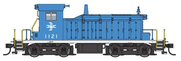 WalthersMainline HO EMD SW1 - Standard DC -- Boston & Maine (B&M) #1121