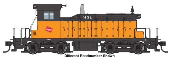 WalthersMainline HO EMD SW1 - Standard DC -- Milwaukee Road (MILW) #971