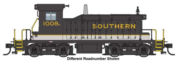 WalthersMainline HO EMD SW1 - Standard DC -- Southern Railway (SOU) #1012