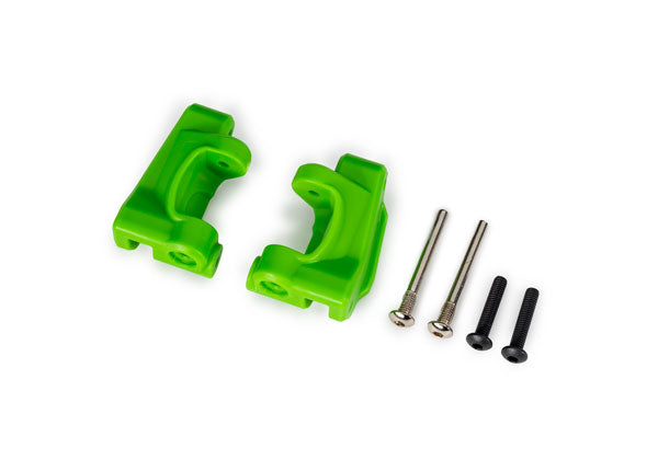 Traxxas 9136-GRN CASTER BLOCKS Green Left & Right