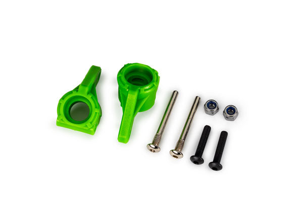 Traxxas 9137-GRN Steering BLOCKS Green Left & Right