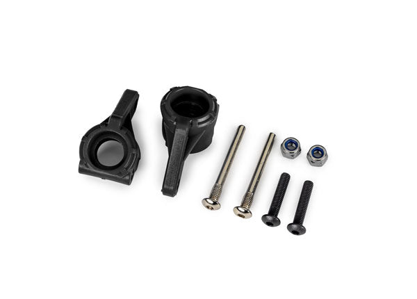 Traxxas 9137 Steering BLOCKS BLACK Left & Right