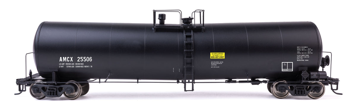 WalthersProto HO 54' 23,000 Gallon Funnel-Flow Tank Car - Ready to Run – Amoco #25506