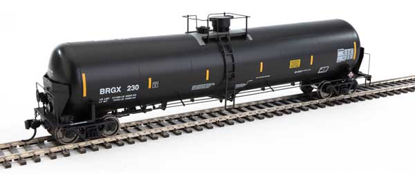 WalthersProto 55' Trinity Modified 30,145-Gallon Tank Car - Ready to Run -- Bridger Rail Shipping BRGX #230 - 920-100733
