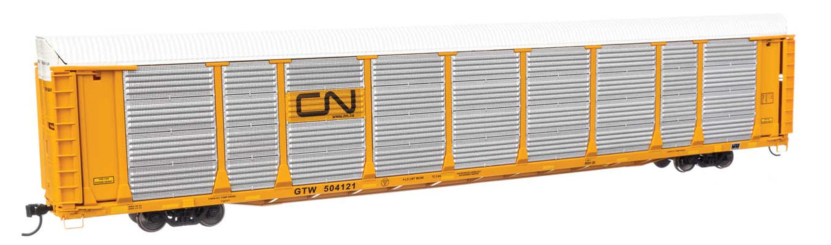 89' Thrall Bi-Level Auto Carrier - Ready To Run -- Canadian National GTW #504121