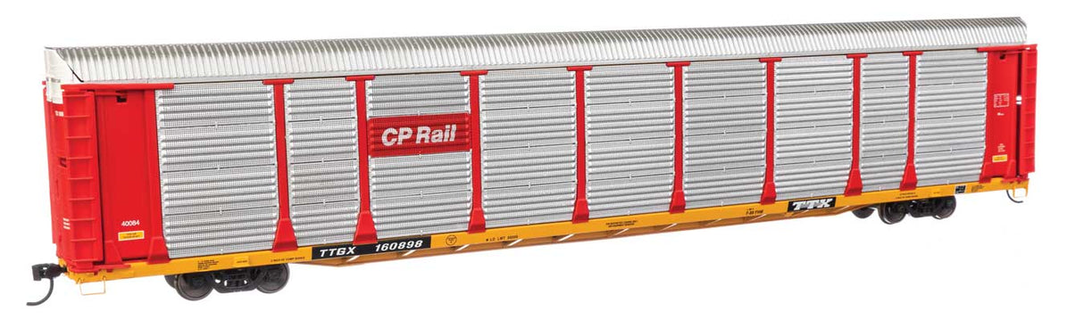89' Thrall Bi-Level Auto Carrier - Ready To Run -- Canadian Pacific TTGX #160898